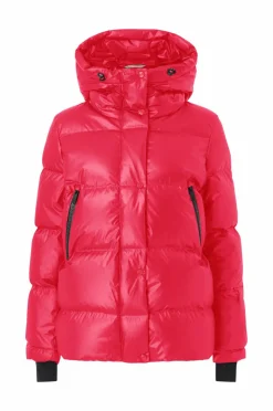 8848 Altitude Overtøj|Overtøj>Dunskijakke Sarah W Ski Poinsetta red