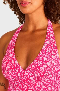 Abecita by Swegmark Haiti Halterneck-badedragt Pink Outlet