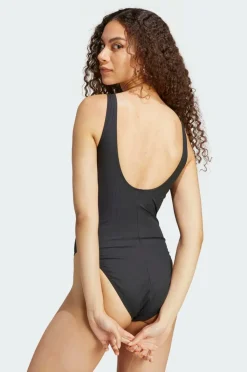 adidas Originals Badedragt Adicol Rib Suit Black/white Sale