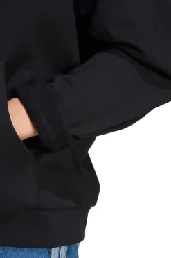 adidas Originals Hættetrøje Trefoil Hoody Black/white Best