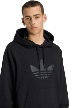 adidas Originals Hættetrøje Trefoil Hoody Black/white Best