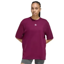 adidas Originals T-shirt Ess Boyfr Tee Maroon Clearance