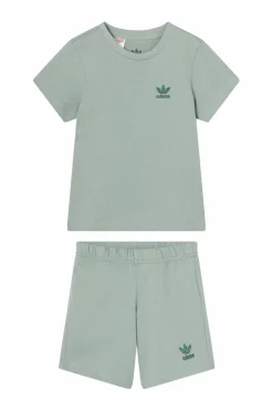 adidas Originals Toppe & T-Shirts>T-shirt + shorts Short Tee Set Silgrn