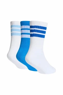 adidas Sport Performance Sportsstrømper 3S KD C Crw 3-pak Rayblu/white/globlu Outlet