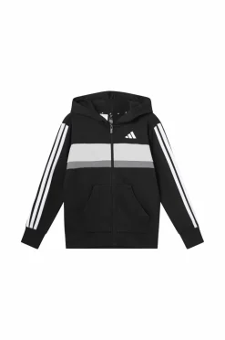 adidas Sport Performance Træningstøj>Træningssæt J 3S Tib FL TS Black/white/gretwo