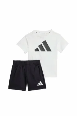 adidas Sport Performance Træningstøj>T-shirt + shorts I BL T-set 160 White/black