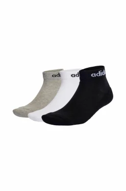 adidas Sport Performance Ankelsokker Linear Ankle Socks 3-pak Mgreyh/white/black New