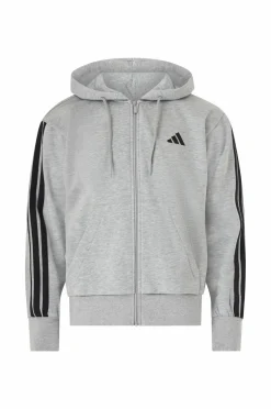 adidas Sport Performance Hættetrøje M 3S FL FZ HD Mgreyh/black Clearance