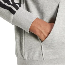 adidas Sport Performance Hættetrøje M 3S FL FZ HD Mgreyh/black Clearance