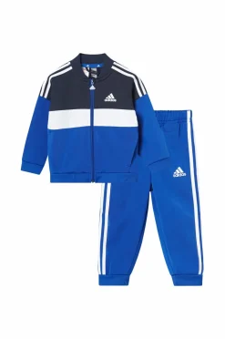 adidas Sport Performance Trøjer|Bukser, Jeans & Leggings>Træningssæt Tiberio 3-stripes Colorblock Shiny Tracksuit Legink/white/selubl
