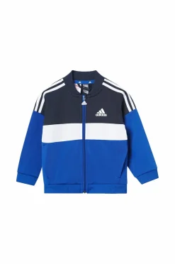 adidas Sport Performance Trøjer|Bukser, Jeans & Leggings>Træningssæt Tiberio 3-stripes Colorblock Shiny Tracksuit Legink/white/selubl