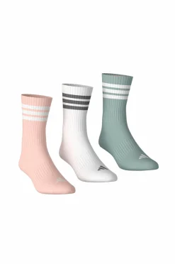 adidas Sport Performance Sportsstrømper 3S Ess C Crw 3-pak Blupnk/white/wosa New