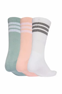 adidas Sport Performance Sportsstrømper 3S Ess C Crw 3-pak Blupnk/white/wosa New