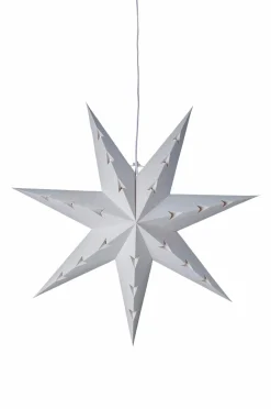 Affari of Sweden Julepynt|Julebelysning>Adventsstjerne Uni Hvid