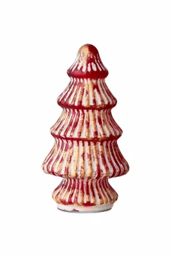 Affari of Sweden Dekorativt gran Ally Rød/hvid Clearance