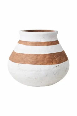 Affari of Sweden Krukke Camille M Hvid/brun Outlet