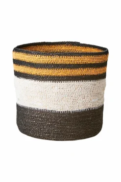 Affari of Sweden Kurv Madiba Sort/hvid/sennep Outlet