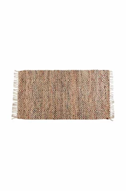 Affari of Sweden Bomulds- & Kludetæpper>Tæppe Juni Naturlig/multi farve