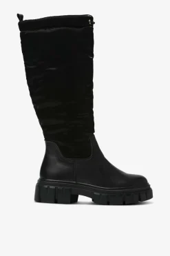 Agnes Cecilia Støvler Avoriaz Tall Puffer Sort mat sort