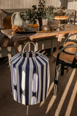 Alde & Lind Gulvlampe Capri H70 Blå/hvid Outlet