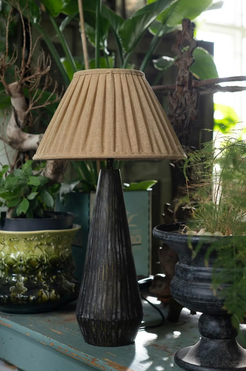 Alde & Lind Lampefødder>Lampefod Axel H40 Grå