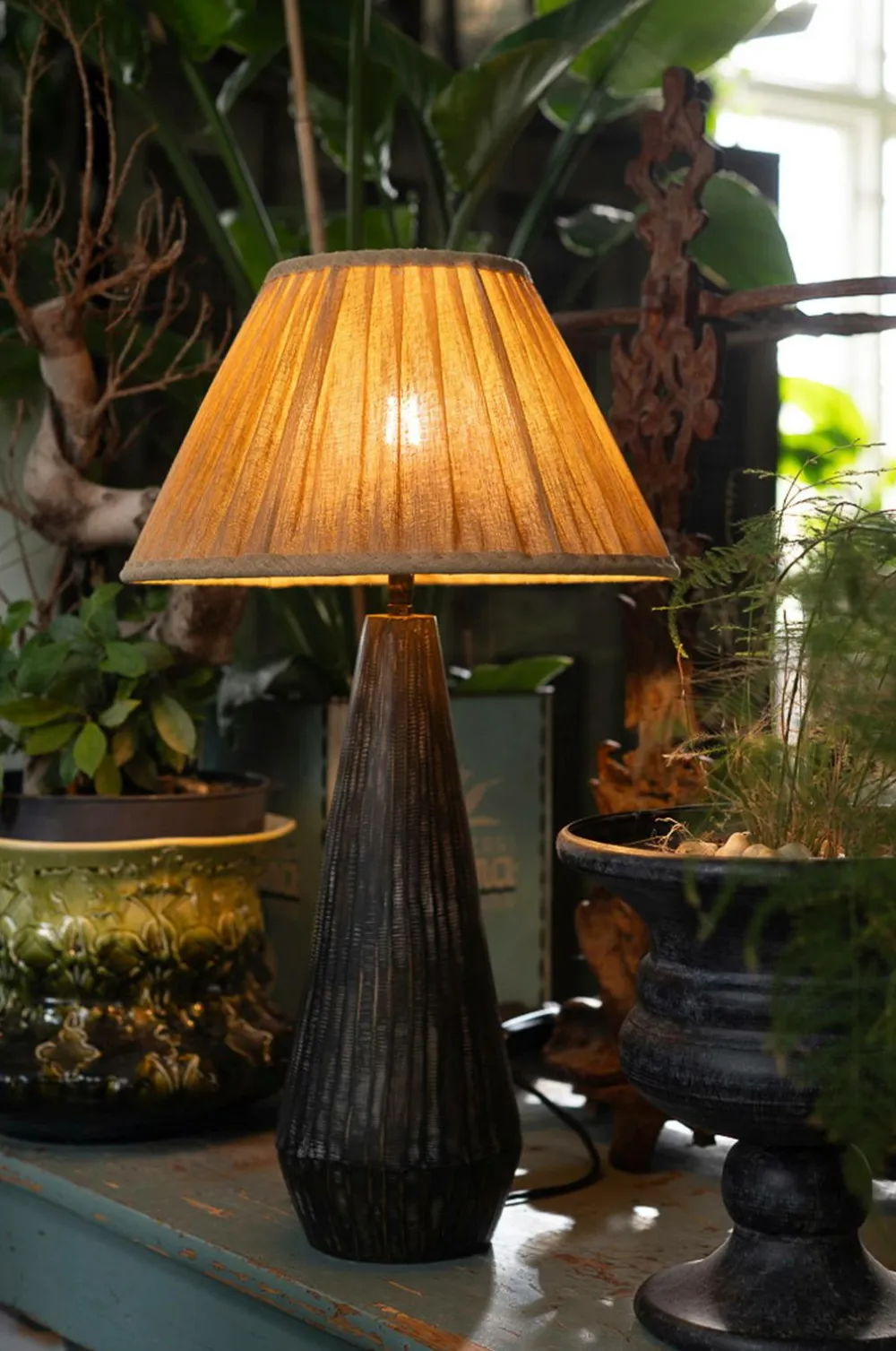 Alde & Lind Lampefødder>Lampefod Axel H40 Grå