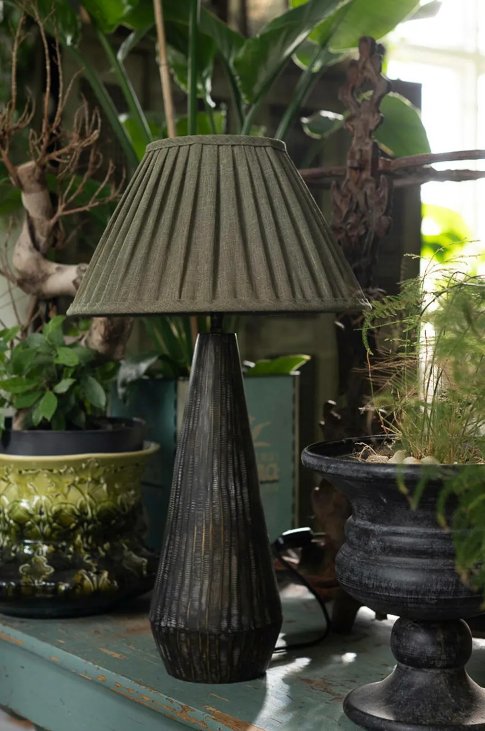 Alde & Lind Lampefødder>Lampefod Axel H40 Grå