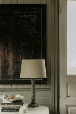 Alde & Lind Lampeskærm Alice D35 oval Grain Sand Best