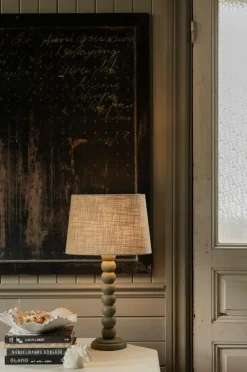 Alde & Lind Lampeskærm Alice D35 oval Grain Sand Best