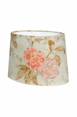 Alde & Lind Lampeskærme>Lampeskærm Alice D35 oval Flower Grøn