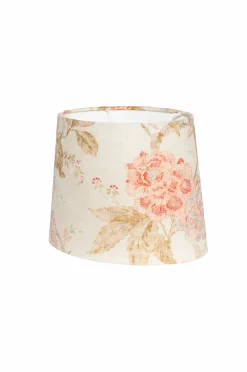 Alde & Lind Lampeskærm Alice D27 oval Flower Beige New