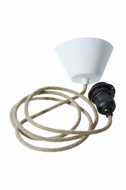 Alde & Lind Lampetilbehør>Loftledningssæt 2m E27 Linned