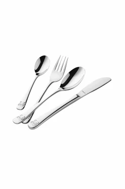 Amefa Barnevognstilbehør|Made & Trøste>Børnebestik Teddy 4 dele Stainless steel