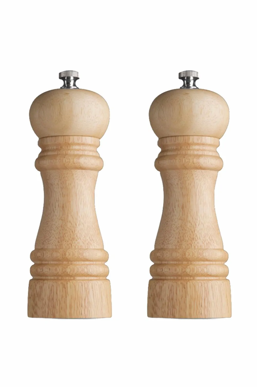 Amefa Husholdningsartikler>Salt- og peberkværn Wood, sæt med 2 Oak