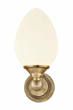 Aneta Lighting Badeværelsesbelysning Luigi væglampe Antik/hvid Online