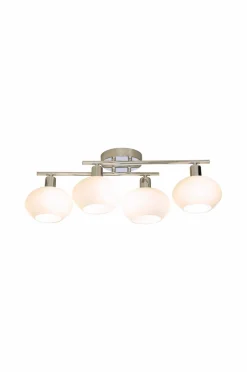 Aneta Lighting Badeværelsesbelysning>Badeværelseslampe Elba Krom/opal hvid