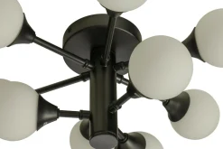 Aneta Lighting Badeværelseslampe Cosmos Black/Opal White Hot