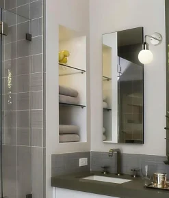 Aneta Lighting Badeværelsesbelysning Florens Krom/opalVit Discount