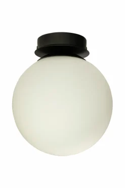 Aneta Lighting Badeværelseslampe Lido sort/opal hvid Sale