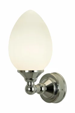 Aneta Lighting Badeværelsesbelysning>Badeværelsesbelysning Luigi væglampe Krom/opalVit