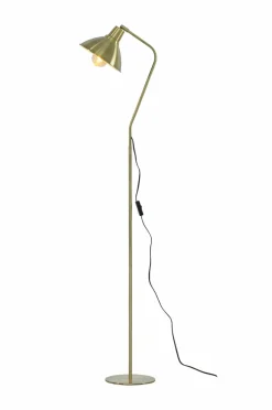 Aneta Lighting Gulvlamper>Gulvlampe Ostri antik messing