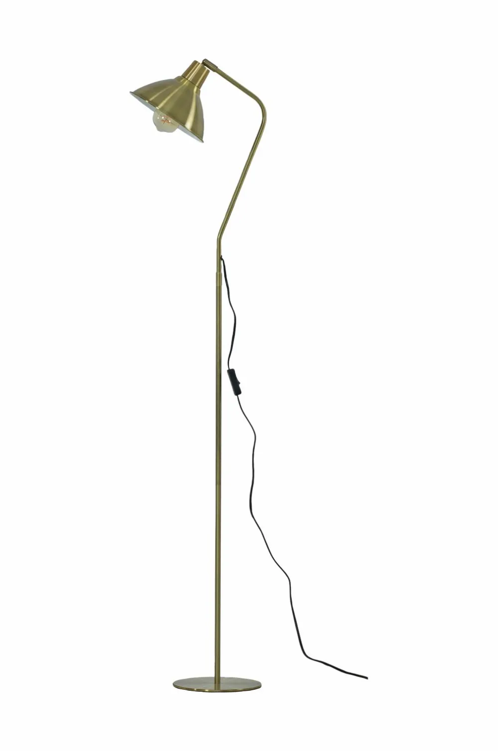 Aneta Lighting Gulvlamper>Gulvlampe Ostri antik messing