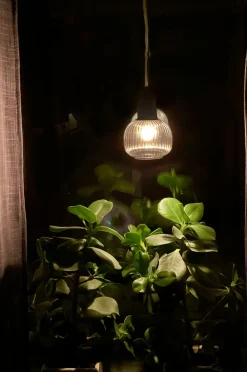 Aneta Lighting Pendel ELIN Sort/røggrå Clearance