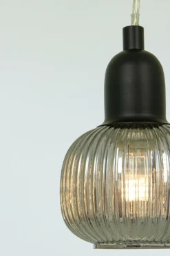 Aneta Lighting Pendel ELIN Sort/røggrå Clearance