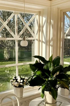 Aneta Lighting Pendel ELIN Stål/vit Best