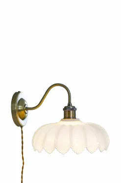 Aneta Lighting Væglampe Sofia antik messing Best