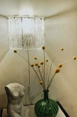 Aneta Lighting Væglampe Abelone sølv/klar New