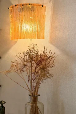 Aneta Lighting Væglampe Abelone sort/rav Discount