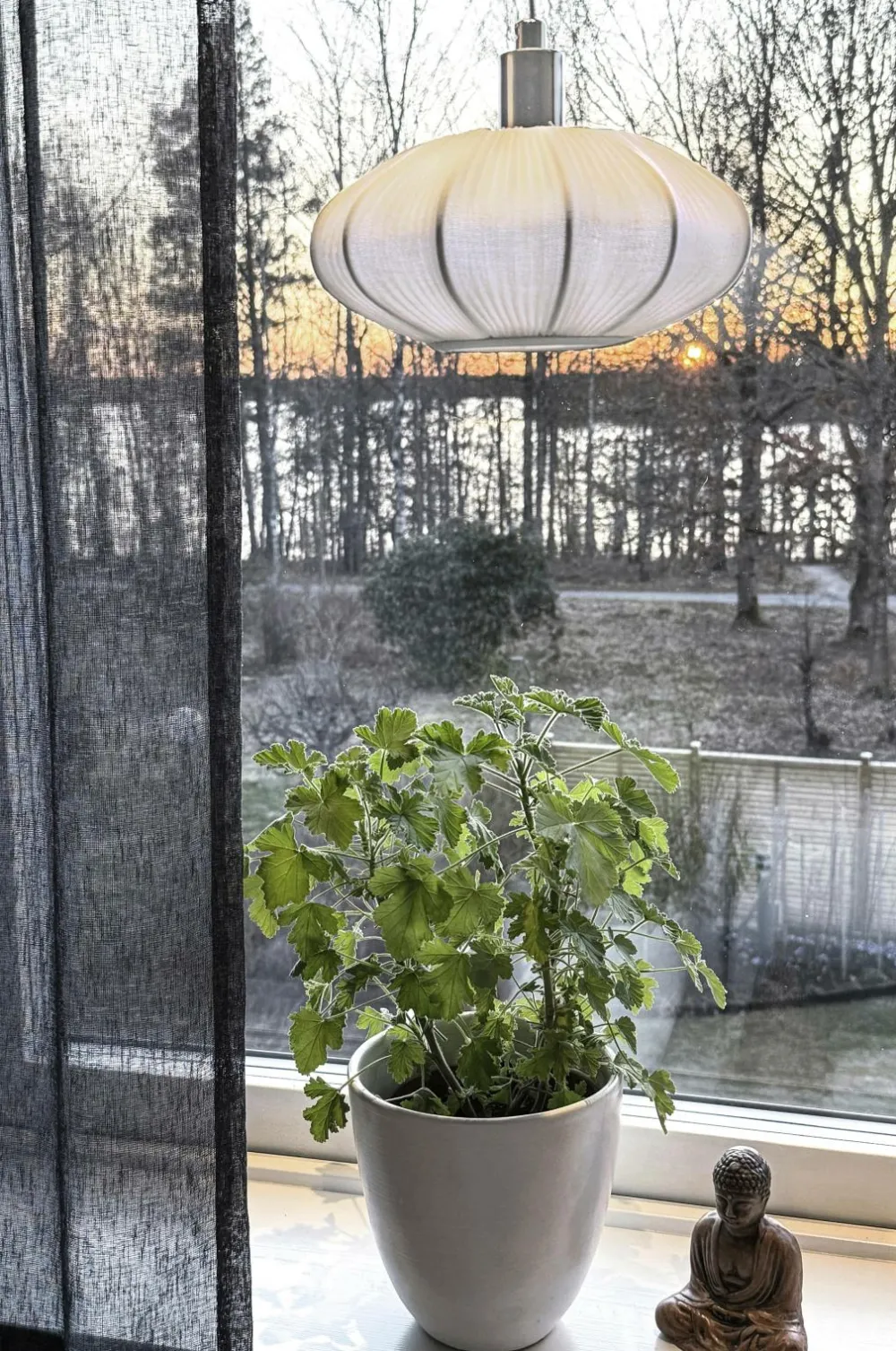 Aneta Lighting Vindueslampe Mamsell Hvid/krom