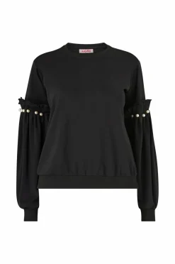 Anyday Sweatshirts & Hoodies>Sweatshirt Any-isabell 263 Black